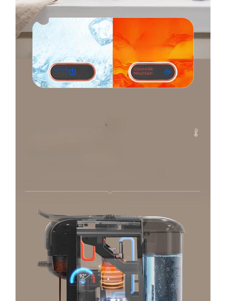 5-in-1 Fully Automatic Capsule Coffee Machine with 7 Hot/Cold Levels for Espresso and American Coffee