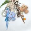 Bag Hanging Cat Plush Keychain Soft Cat Mobile Phone Chain Cartoon Cat Doll Pendant  Bag Decoration