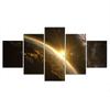 5 шт., Планета Галактика, Вселенная, фотографии, холст, настенный постер, 5 панелей, 5 шт., HD печать, современные абстрактные картины