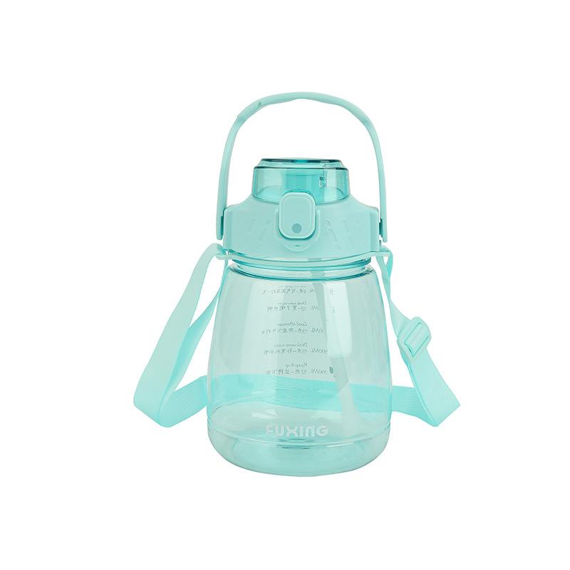 Высококачественная пузатая чашка, пластиковая космическая чашка, милая детская чашка с соломинкой, чашка для воды большой емкости