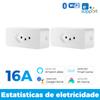 Ewelink Brazil Power Monitor 16a Wi-Fi умная розетка адаптер беспроводной пульт дистанционного управления голосовой таймер приложение для Google Home Alexa