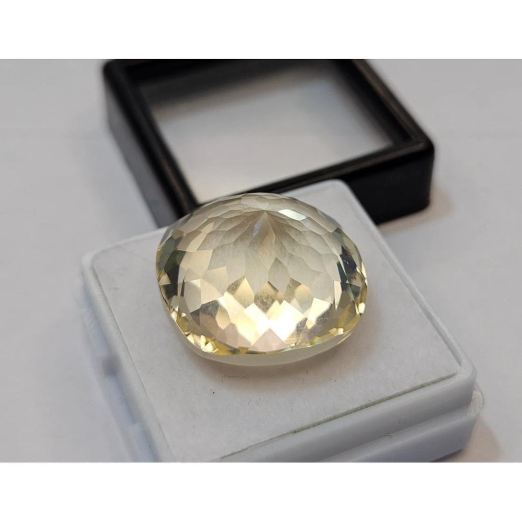 Natural Yellow Sapphire 22-23 Ct Cushion Cut Certified Fabulous Loose Gemstone