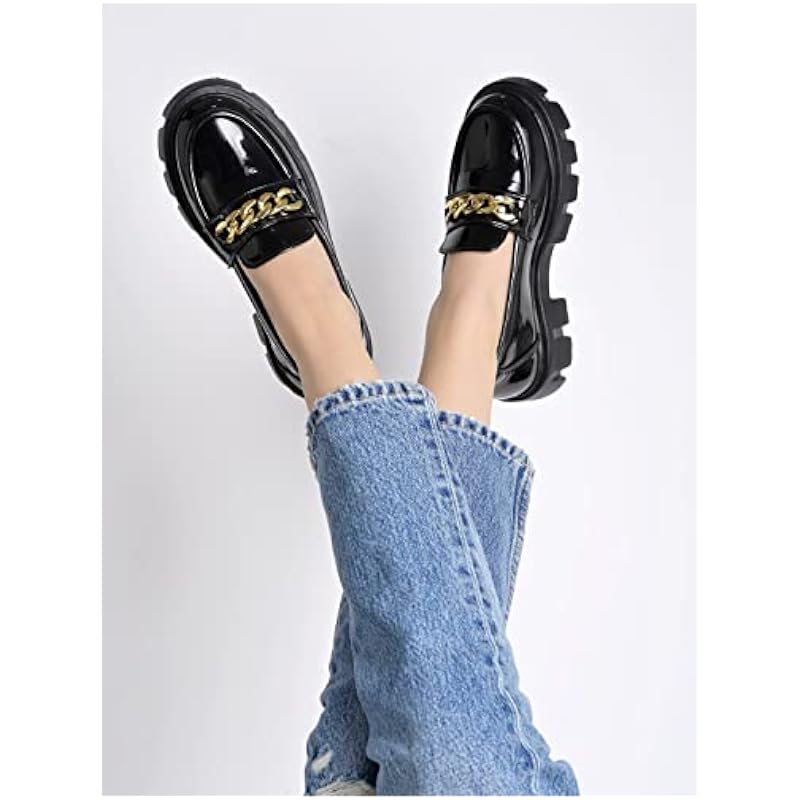 Shoetopia Девочки L-22 Черные Туфли - 8 UK (Девочки-L-22-Черный)