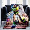 1pc, Cartoon Astronaut Blanket, Seasonal Universal, Home Decoration, Soft Flannel Throw Blanket, Cute Space Theme, Living Room, Travel, Camp