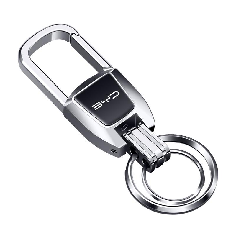 Подвеска-брелок из цинкового сплава для BYD Seagull, Song Plus/Pro, Han, Dolphin, Qin Брелки для ключей автомобиля