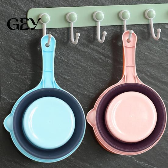 Foldable Water Ladle Ladle, Collapsible Silicone Kitchen Scoop for Compact Storage Rice Washing, Space Saving Multipurpose Dipper Home Vegetable