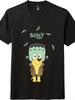 Bluey Cartoon Frankenstein Dog Printed T-Shirt - Unisex Casual Short Sleeve Tee