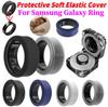 For Samsung Galaxy Ring Elastic Ring Case Anti-Scratch Silicone Smart Ring Skin Cover Protective Case For Galaxy Ring Size 5-13