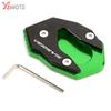 Kickstand Foot Side Stand Extension Pad Support Plate For KAWASAKI Versys1000 VERSYS 1000 SE VERSYS X300 VERSYS X250 Accessories