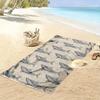 Shark Pattern Beach Towel Beach Towel Quick-drying for Travel Outdoor Sports Jogging Beach and Swimming