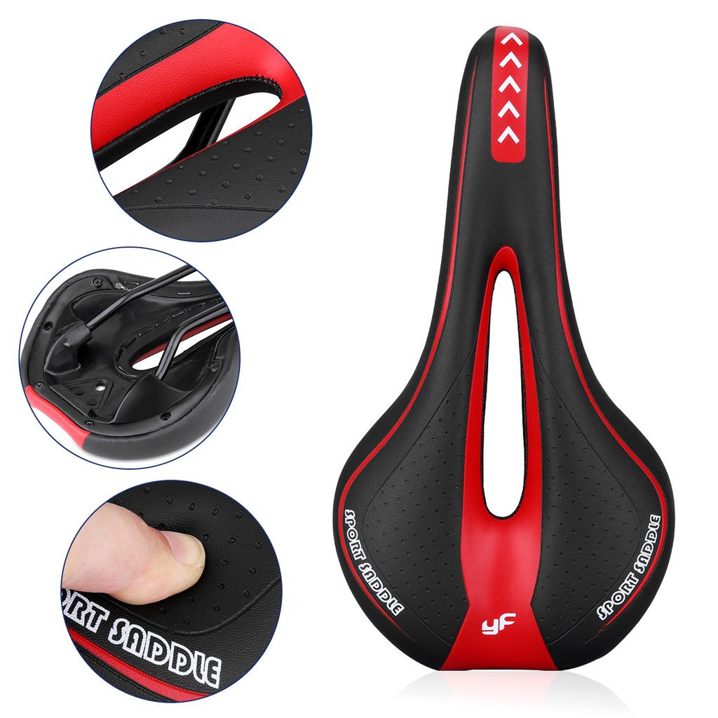 Bicycle Saddle Mountain Bike Openwork Hole Saddle Racing Saddle Riding Equipment Mountain Bike Saddle