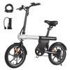AVDL A11 Folding Electric Bike, 36V 12.8Ah Battery,Hydraulic Disc Brakes,16 Inch