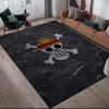 Pirate Flag Anti-Slip Floor Mat, Rectangular Carpet for Game Room, Bedroom & Living Area, Ideal Home Decor
