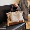Large Capacity Canvas Summer Luxury Versatile Crossbody Bag for Work, Commuter Tote Bag, Outward Handbag