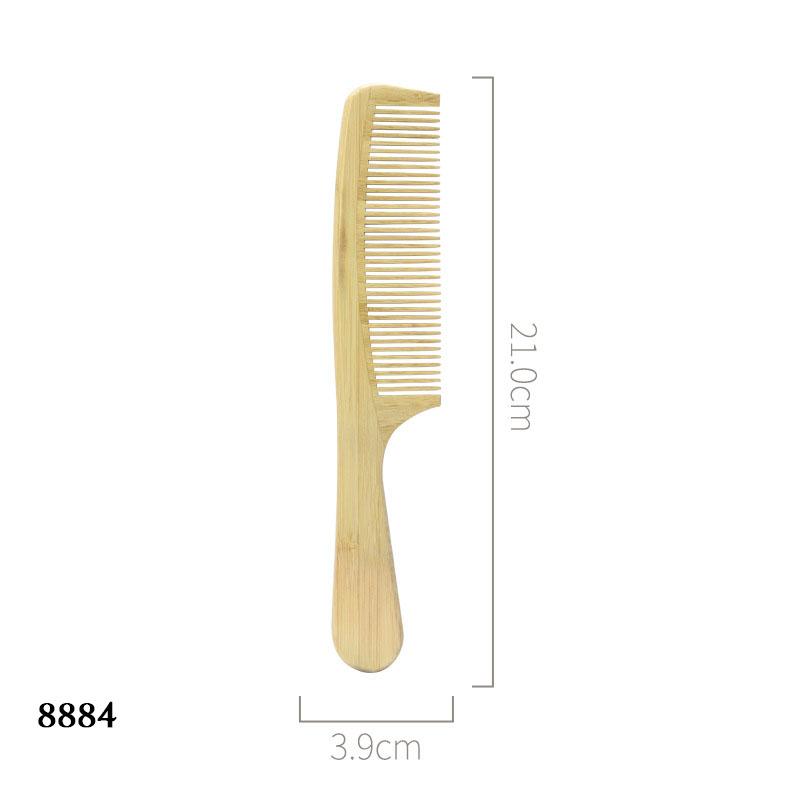 Деревянная расческа Бамбуковая расческа Антистатическая бамбуковая ароматная расческа Бамбуковая строчка Парикмахерская расческа с широкими зубьями