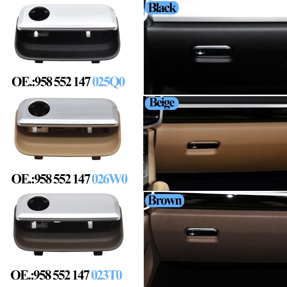 LHD Car Passenger Side Front Seat Storage Trunk Dashboard Lock Glove Box Handle Switch For Porsche Cayenne 2010-2018