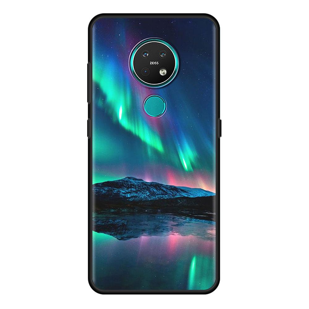 Northern Lights Sky Cell Phone Case for Nokia 5.4 7.2 3.4 5.3 2.3 3.2 8.3 5G 2.4 2.2 4.2 1.3 1.4 C20 G20 X20 Cover Coque