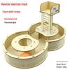 Solid Wood Hamster Play Tunnel: Sports Track, Climbing Stairs, Shelter & Fitness Platform.