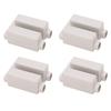 4pcs ZK 1116 Wire Connector 1000V 100A Brass Conductor 2 Way Inline Wire Connector for Ammeter