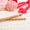 12Pcs/Set 3-10mm Bamboo Handle Crochet Hooks Scarf Sweater Knitting Needles