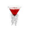2 Pcs Octopus Martini Cocktail Glass American Bars Glassware Mixing Wine Goblet Creative Bar Party Champagne Coupes Bordeaux Cup