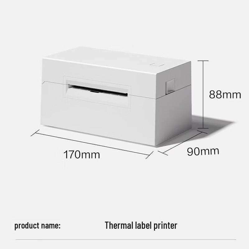 Термоэтикетка Deli DL-760D 80мм, USB, штекер CN (адаптер в комплекте)
