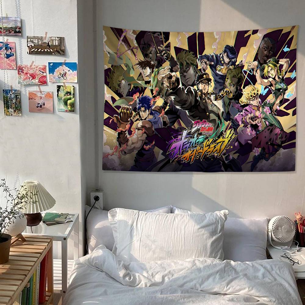 Аниме JJojoS BBizarre AAdventure Мультяшный Гобелен Настенное Украшение Бытовое Домашний Декор
