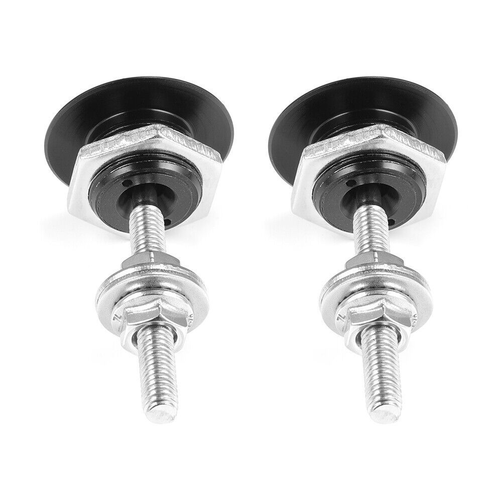 2/4 шт. Черный комплект кузова Защелка Клипса Быстросъемная Кнопка-толкатель Замок капота двигателя Штифт переднего бампера