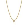 Neckontheline Diamond Letter Necklace European and American Ins Style Simple and Versatile Short Necklace Fine Snake Bones Chain