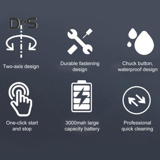 Electric Chicken Plucker Machine Handheld Poultry Feather Plucker Portable Automatic Hair Puller for Chickens Turkeys Ducks Waterproof Rechargeable