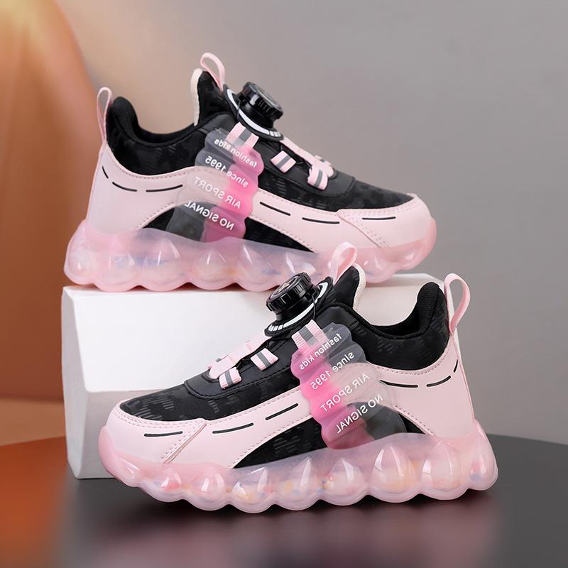 Водонепроницаемые кожаные спортивные ботинки для мальчиков - Стиль Зима 2025, для детей среднего и старшего возраста, стильные беговые кроссовки.