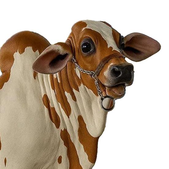 Yousheng 2L Bull Liquor Dispenser Wine Vodka Whiskey Decanter Brazilian Cattle Beverage Container Bottle Decoration Home Kitchen Bar Accessory