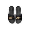 Nike Victori One Slide Черные мужские кроссовки с металлическим золотом CN9675-006