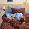 Pure Cotton, Cotton Quilt Cover, Bed Sheet, Bed Hat, Student Dormitory