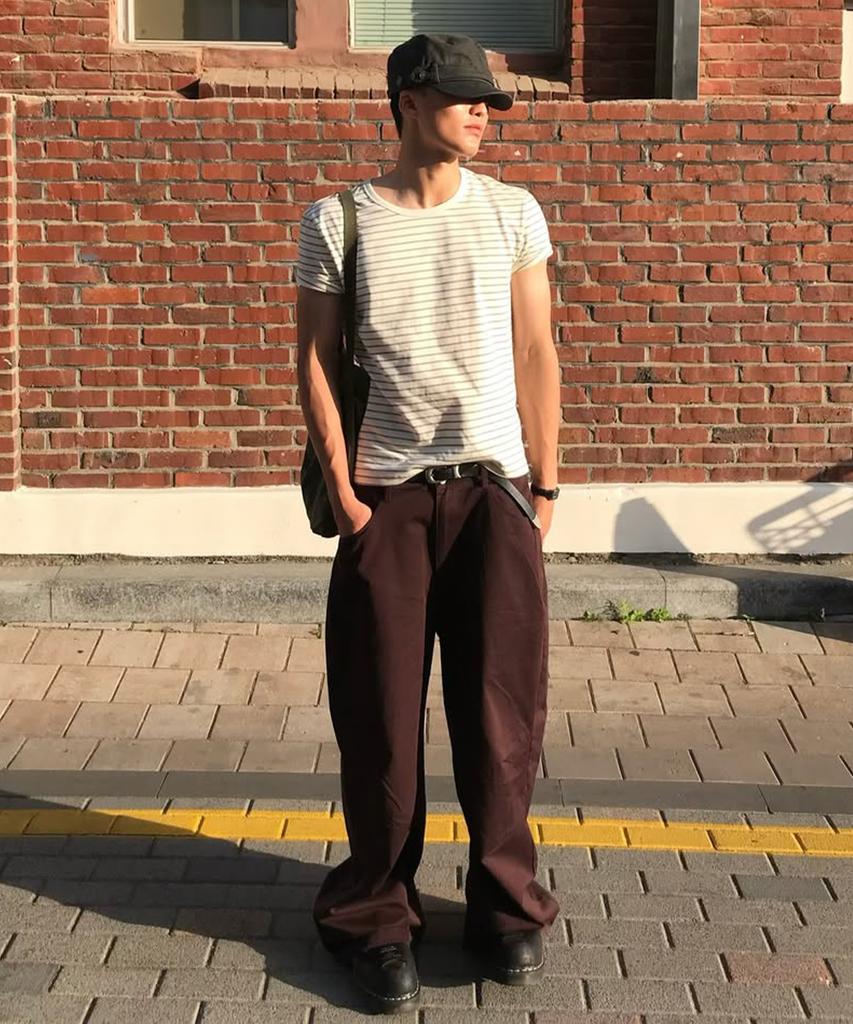 INTEMPOMOOD Fireworks Wide Pants_Burgundy