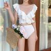 2023 Korean Ruffle High Waist Push-Up Bikini for Women
