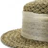 High Quality Natural Salty Straw Hat, Holiday Retro Flat-brimmed Top Hat, Pure Hand-woven Straw Hat