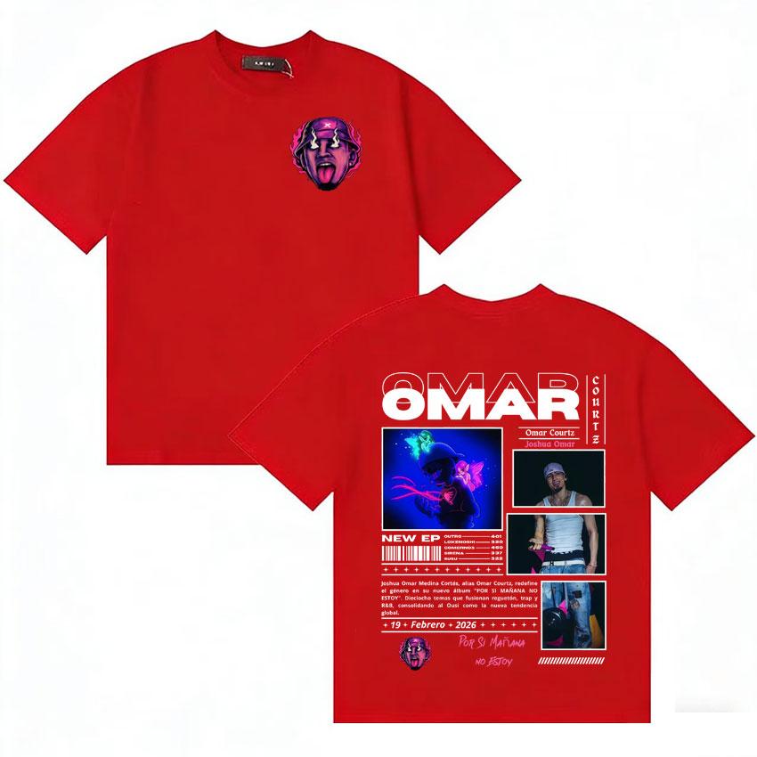 Omar Courtz Hot Sale Por Si Unisexana No Estoy Album Merch Tshirt Unisexs Women Hip Hop Tshirt Cotton Casual Short Sleeve Tee Shirts