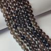 1 Full Strand 14-15 Inch Beads, Genuine Natural A Grade Loose Round Smooth Smoky Quartz Beads, Smoky Crystal Beads, 6mm 8mm 10mm Size Beads.