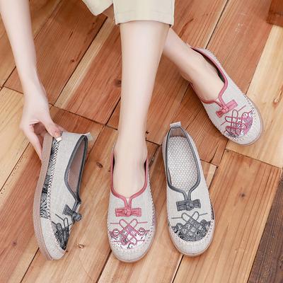 Женские повседневные нескользящие легкие туфли на плоской подошве, мягкие прогулочные туфли, лоферы с круглым носком, дышащие низкие туфли на плоской подошве, удобные модельные туфли для женщин