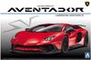 Aoshima Bunka Kyozai Серия Суперкаров 24 Lamborghini Aventador SV Пластиковая Модель Сборная 1/24 Нет. LP750-4