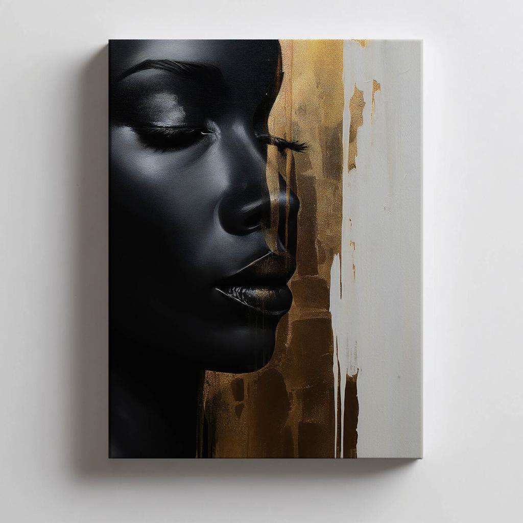 Golden Power Golden Power, 40X50 Cm, Gold Aluminum Frame, 230 Gsm Matte Paper