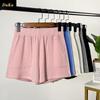 Серые повседневные спортивные шорты женские летние тонкие свободные домашние облегающие универсальные брюки с тремя точками шорты