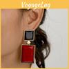 Resin Earrings Minimalist With Geometric Design For Women Summer Fashion