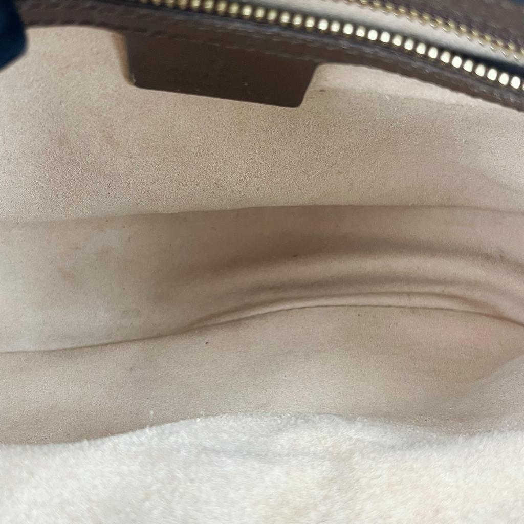 [Pre-Owned] Gucci Horsebit 1955 Small Shoulder Bag 'Beige/Ebony' - Excellent #88VANG