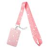 Держатель для бейджа Розовые ленты Брелоки для ключей Шейный ремешок для карты Бейдж Ключница для спортзала Аксессуары для медсестер