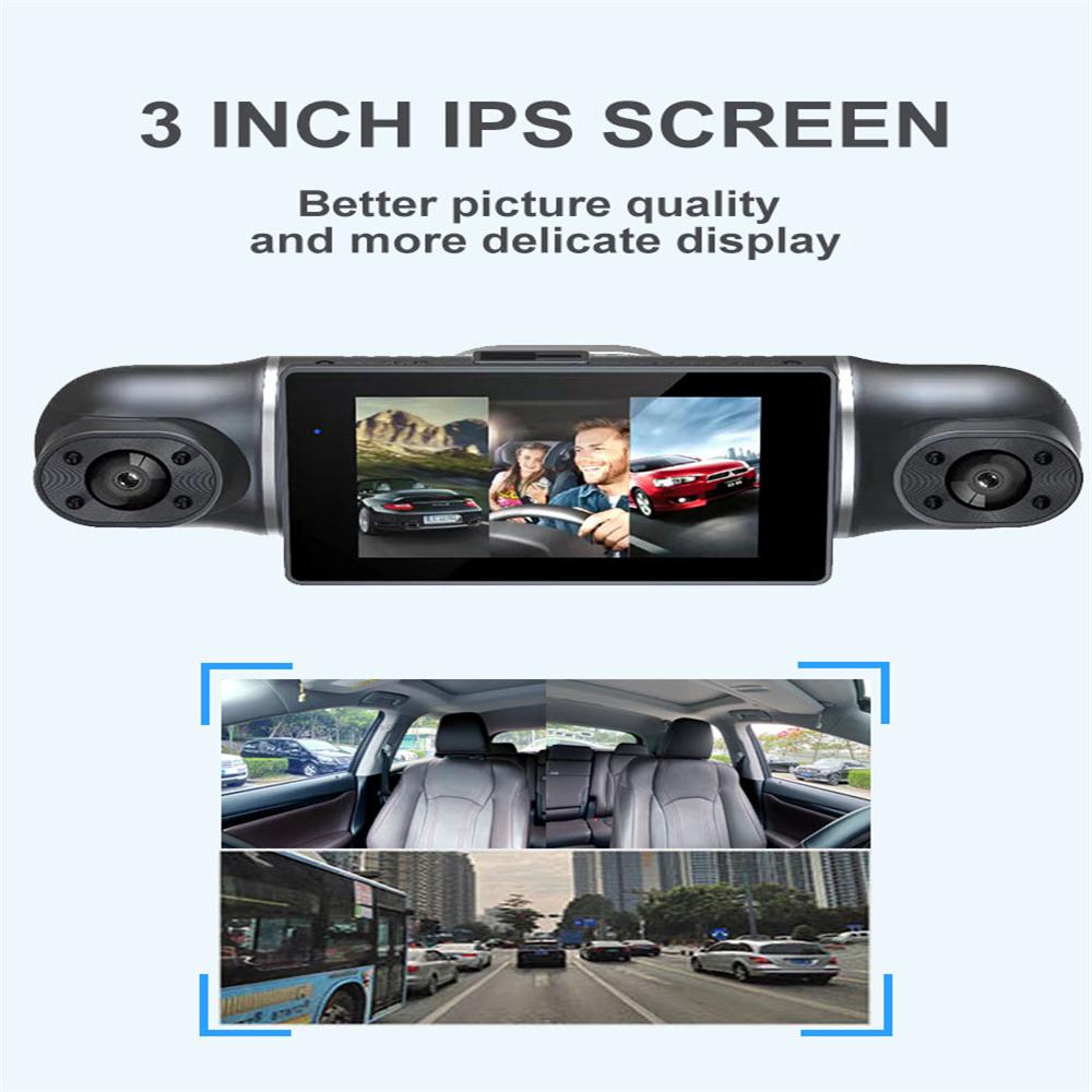 Автомобильный видеорегистратор, камера для вождения, FHD 1080P с Wi-Fi, циклическая запись ночного видения, 24-часовой монитор парковки