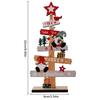1/2PCS Desktop Christmas Tree Santa Claus DIY Decoration Wooden  Signs Plaque Xmas Decoration 2025 New Years Party Gifts