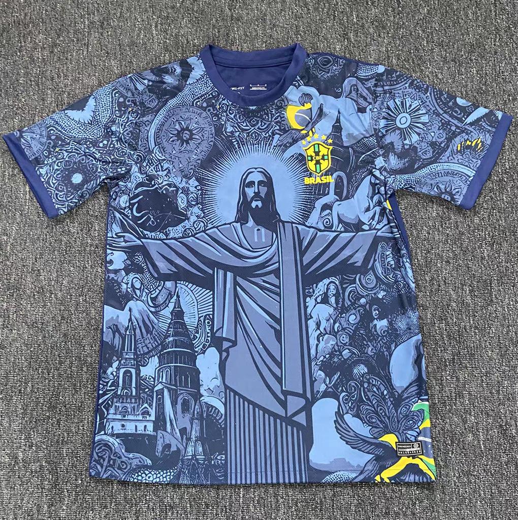 Five Star Brazil Home Away 980204 Retro Jersey National Team Fan Edition Thai Football