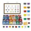 Mini/Small/standard Size Blade Type Car Fuse Assortment 2.5/3/5/7.5/10/15/20/25/30/35A Fuse Set Auto Car Truck with Box Clip